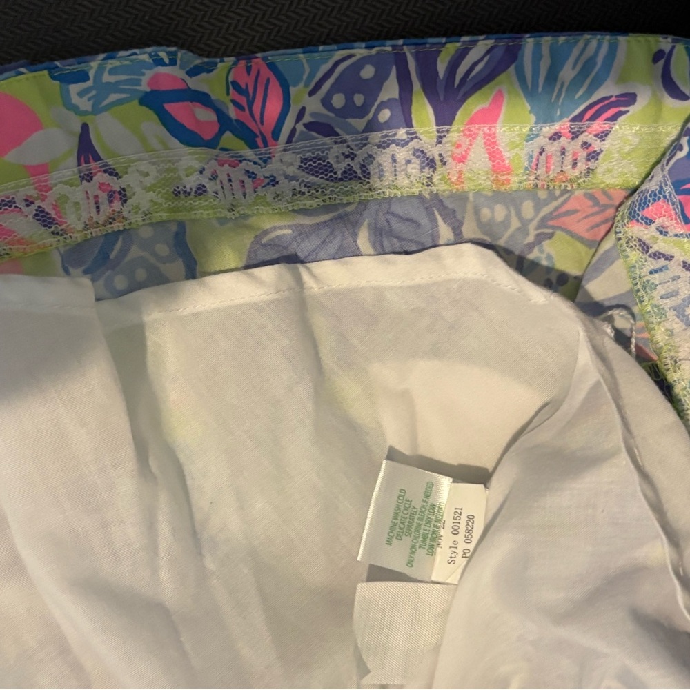 Lilly Pulitzer Kids Dress - Yellow, Purple, Pink Floral - Picture 3 of 5